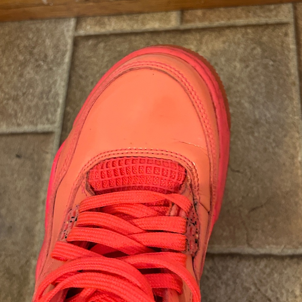 Nike Air Jordan 4 Retro Hot Punch Pink Women's - Picture 12 of 16